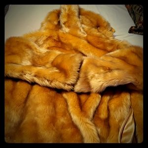 Authentic Ablanche fur gold coat